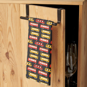 Train wagons kitchen towel