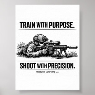 Train with Purpose Marksman Tee Printable Download Poster