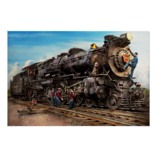 Train - Working on the railroad 1930 Poster