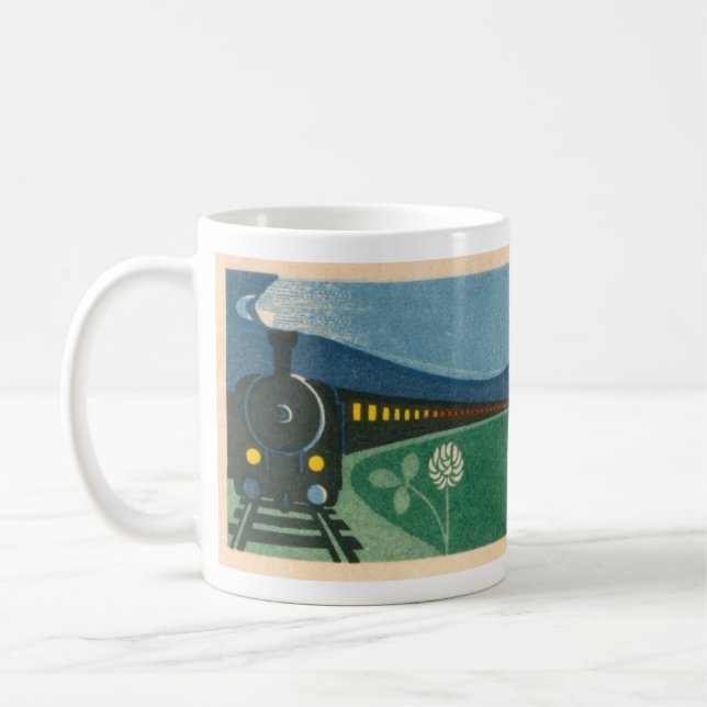 Train wrap mug (Left)