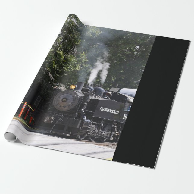 Train Wrapping Paper (Unrolled)