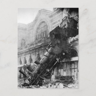 Train Wreak Postcard