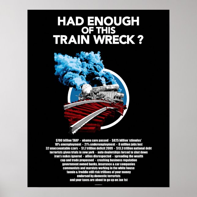 Train Wreck (16x20) Poster (Front)