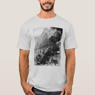 Train Wreck at Montparnasse (1895) T-Shirt