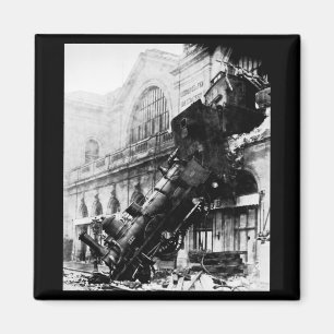 Train Wreck at Montparnasse , 22 October 1895 Magnet