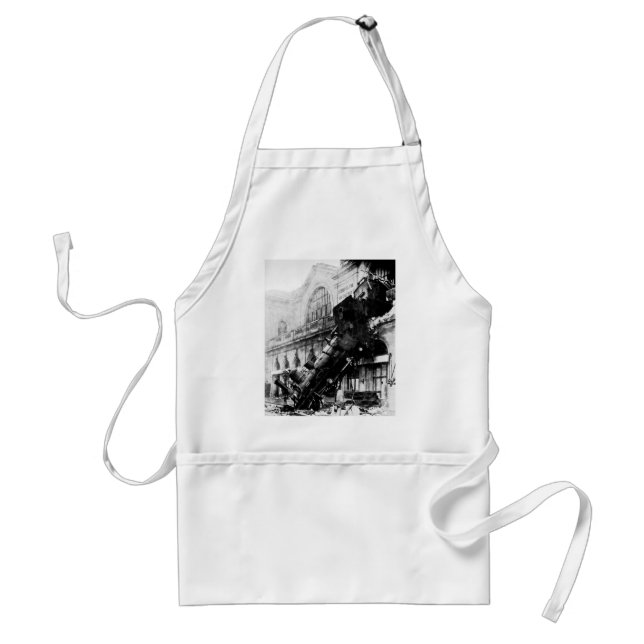 Train Wreck at Montparnasse , 22 October 1895 Standard Apron (Front)