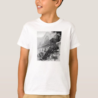 Train Wreck! Vintage Steam Locomotive T-Shirt
