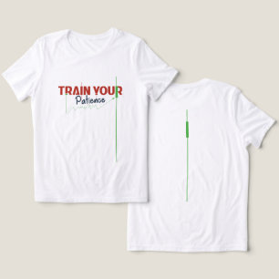 Train Your Patience – Trading Psychology Minimal Tri-Blend Shirt