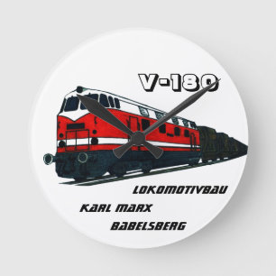 Traindesign Babelsberg Round Clock