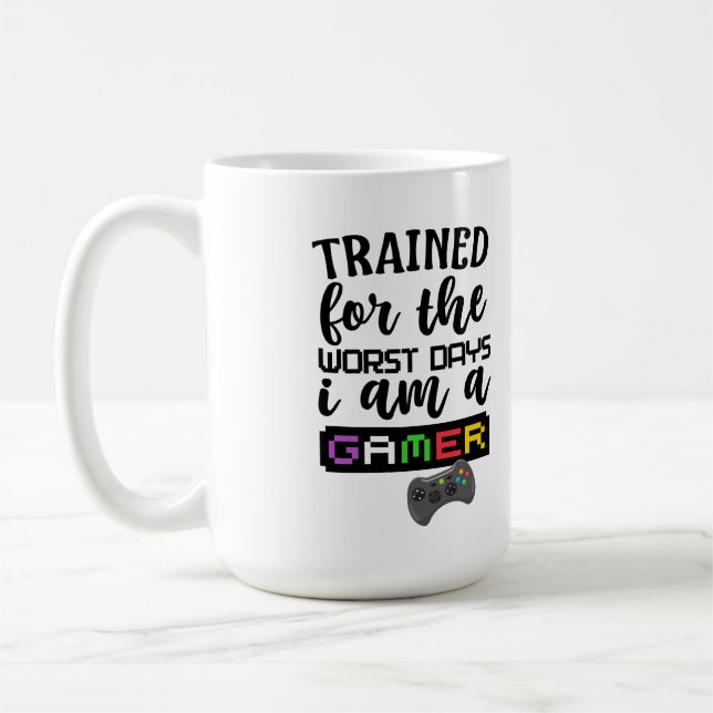 Trained for the worst Mug (Left)