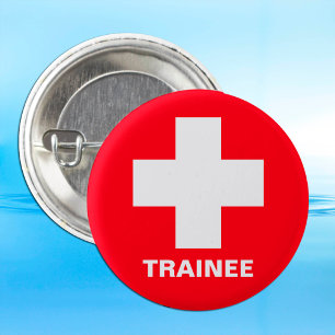 Trainee Nurse & First Aid doctor, Medic 1 Inch Round Button