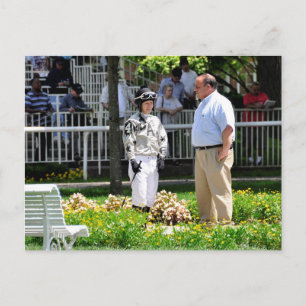 Trainer Gary Sciacca and Taylor Rice Postcard