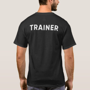 trainer job title tag ocupation text word football T-Shirt