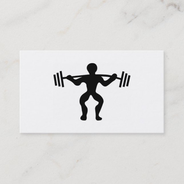 Trainer/Weightlifter Business Card (Front)