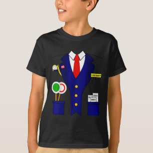 Trainführer Schaffner Train Train Driver Carnival T-Shirt