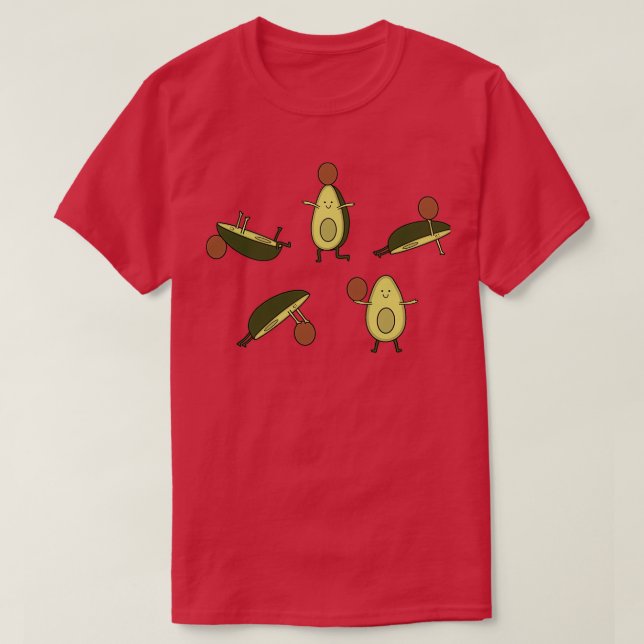 Training Avocado pack T-Shirt (Design Front)