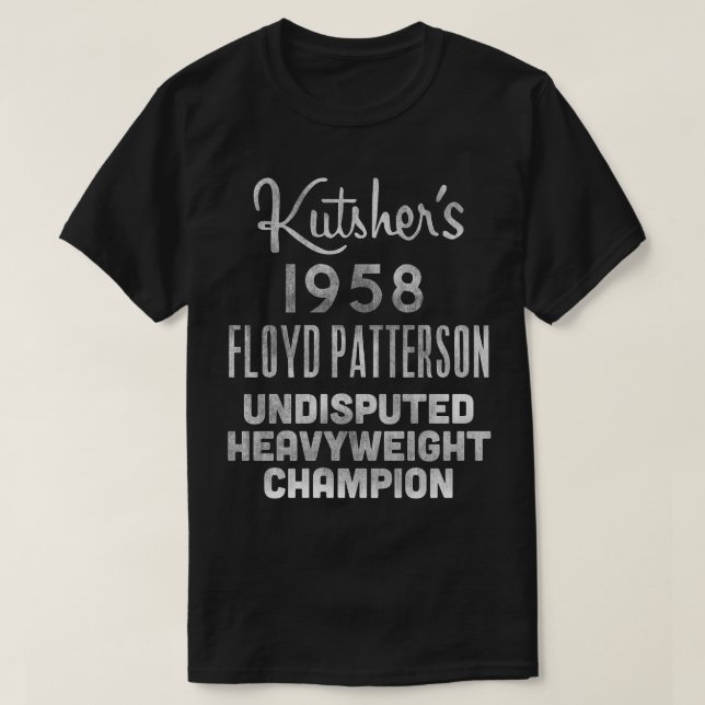 Training Camp Shirt   Floyd Patterson Classic T Sh (Design Front)