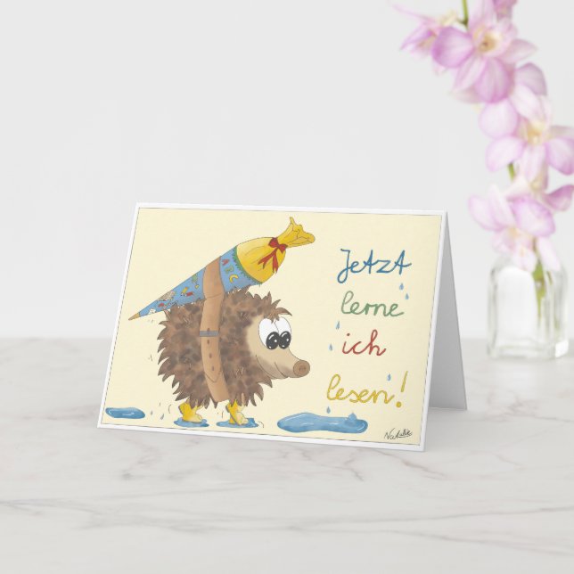 Training card - lovingly hand-drawn (Orchid)