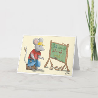 Training card - lovingly hand-drawn boy