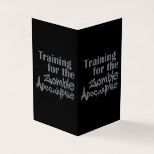 Training For The Zombie Apocalypse Funny