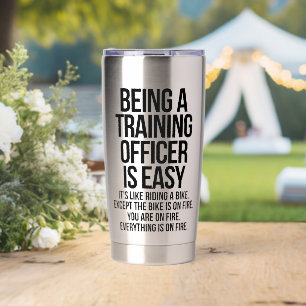Training officer insulated tumbler