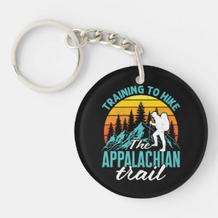 Training to Hike the Appalachian Trail Hiker  Keychain