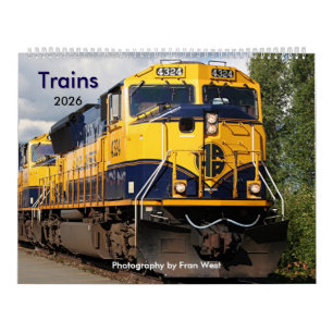 Trains 2026 calendar