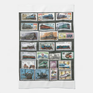 Trains 4 kitchen towel