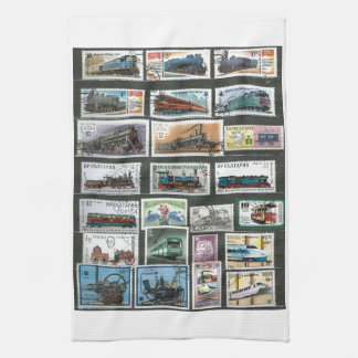 Trains 4 kitchen towel