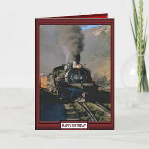 Trains and tracks - Freight train Card