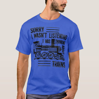 Trains Collector Railroad Conductor Model Train T-Shirt