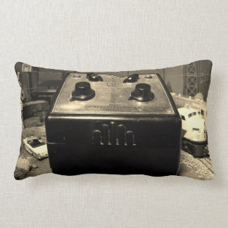 Trains de Lionel et coussin d'après-guerre de