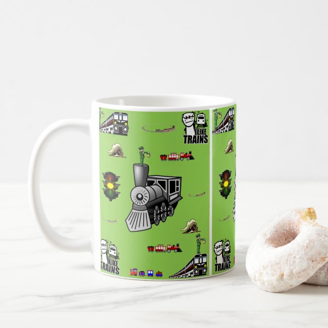 trains de tasse (Avec donut)