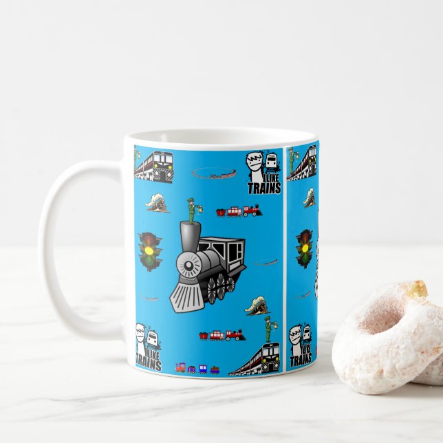 trains de tasse (Avec donut)