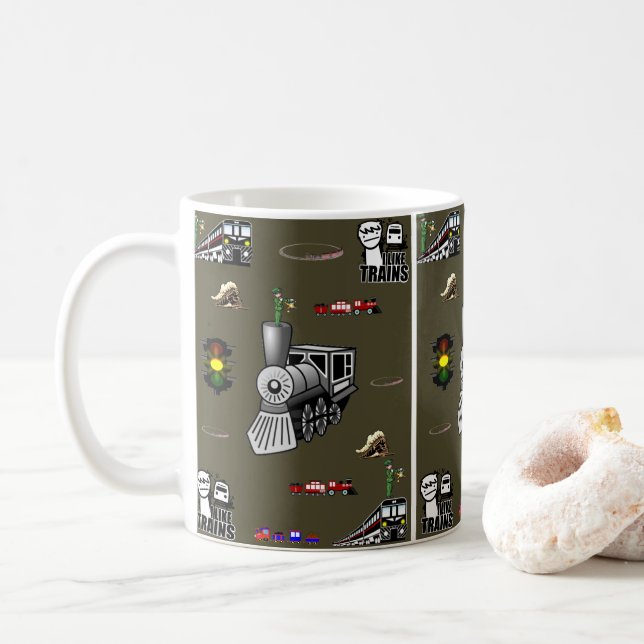 trains de tasse (Avec donut)