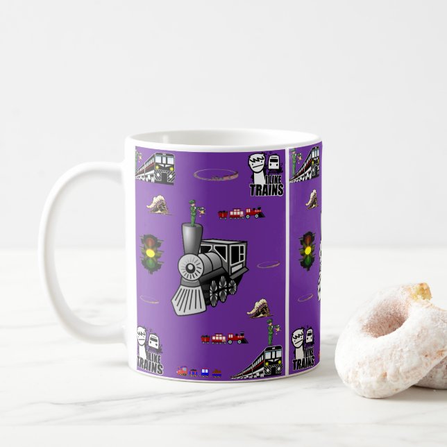 trains de tasse (Avec donut)