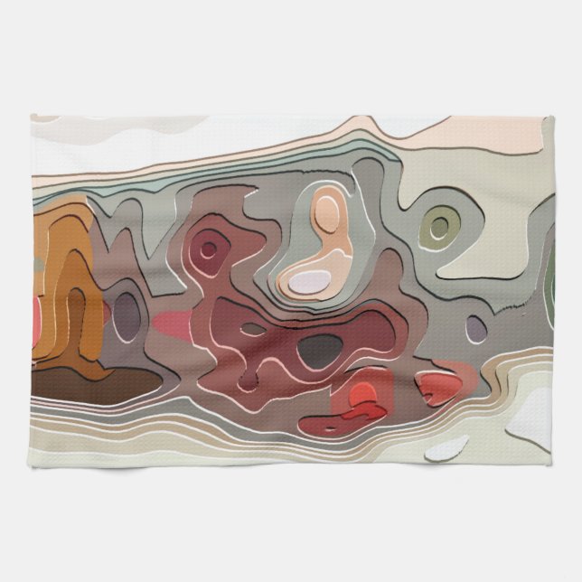 TRAINS KITCHEN TOWEL (Horizontal)
