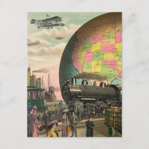 Trains, Planes & Everything Else Postcard