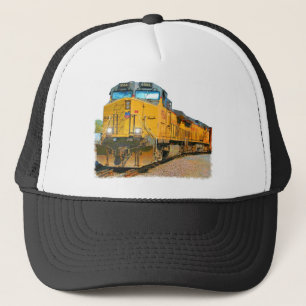 Trains Trucker Hat