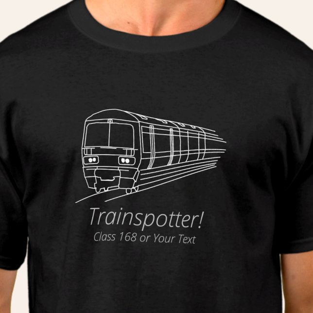 Trainspotter Class 168 Railfan UK Railway Diesel T-Shirt (Creator Uploaded)