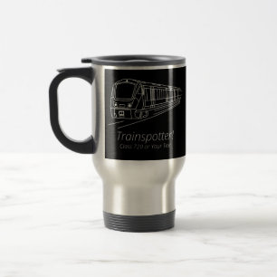 Trainspotter Class 720 UK Train Railway Railfan Travel Mug