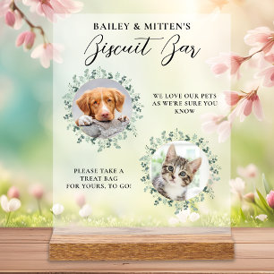 Traite de chien Mariage Favor Biscuit Bar Photo po