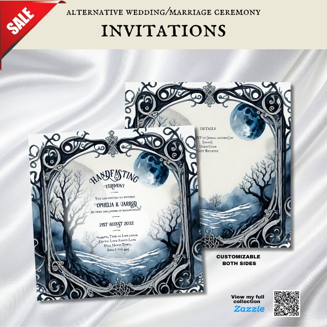 TRAITEMENT DES INVITATIONS DROUID CELTIC WICCA LUN (Créateur téléchargé)