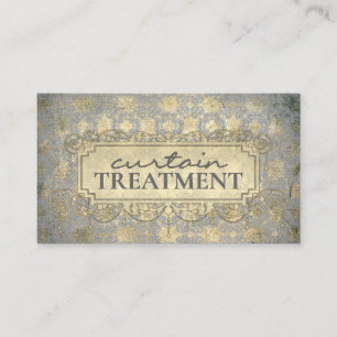 Traitement des rideaux Tissus Vintages Carte de ma