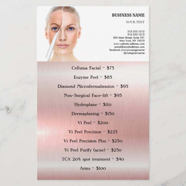 TRAITEMENTS VISAGE Beauté Salon prospectus (Devant)