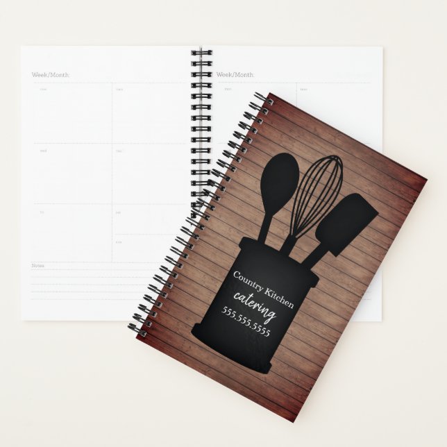 Traiteur Rustique Crock Wood Restaurant Business (Devant avec enveloppe)