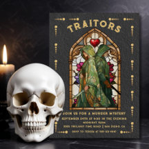 Traiteurs de verre tendu Carte de Tarot Meurtre My