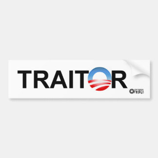 Traitor Bumper Sticker