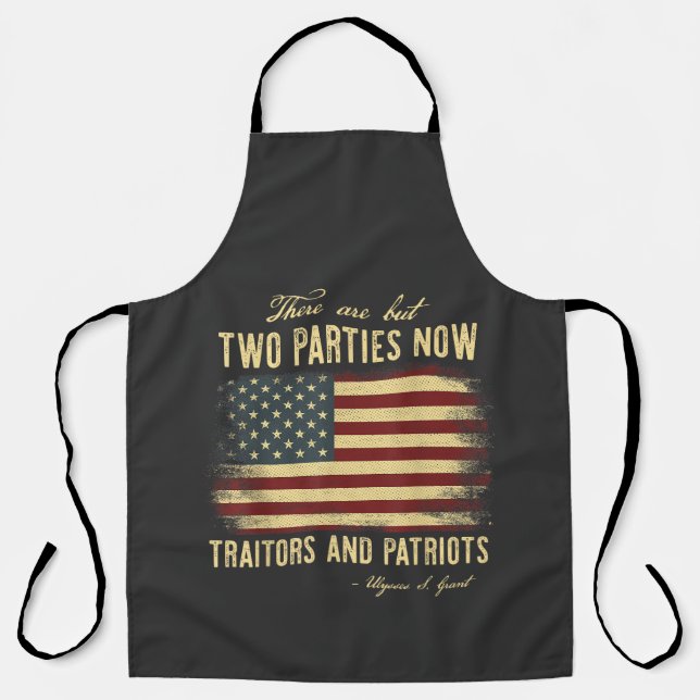Traitors and Patriots  Apron (Front)