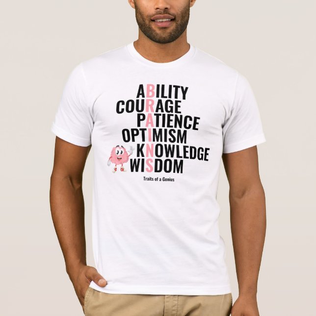 Traits of a Genius T-Shirt (Front)